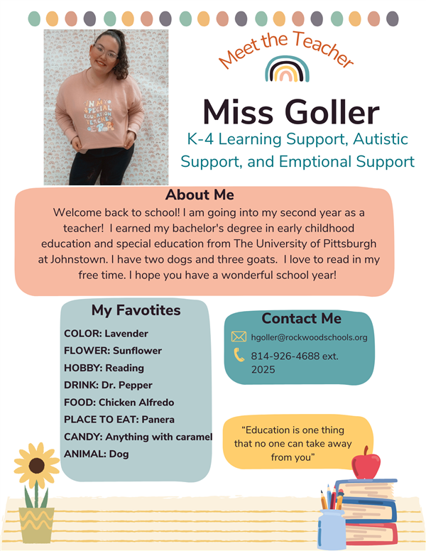 About Miss Goller